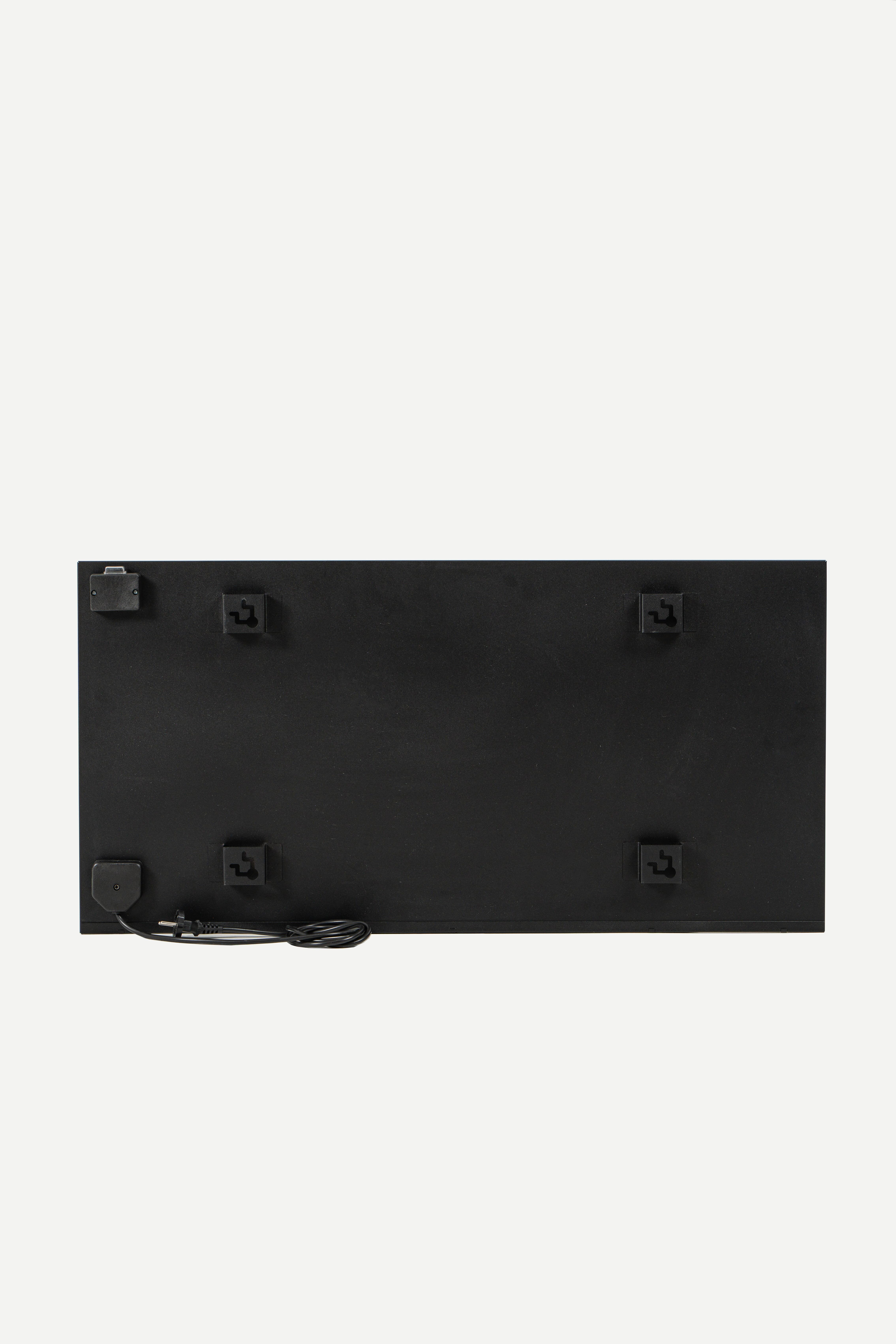 Glassar 600 ЭРГН 0,6 чёрный настенный