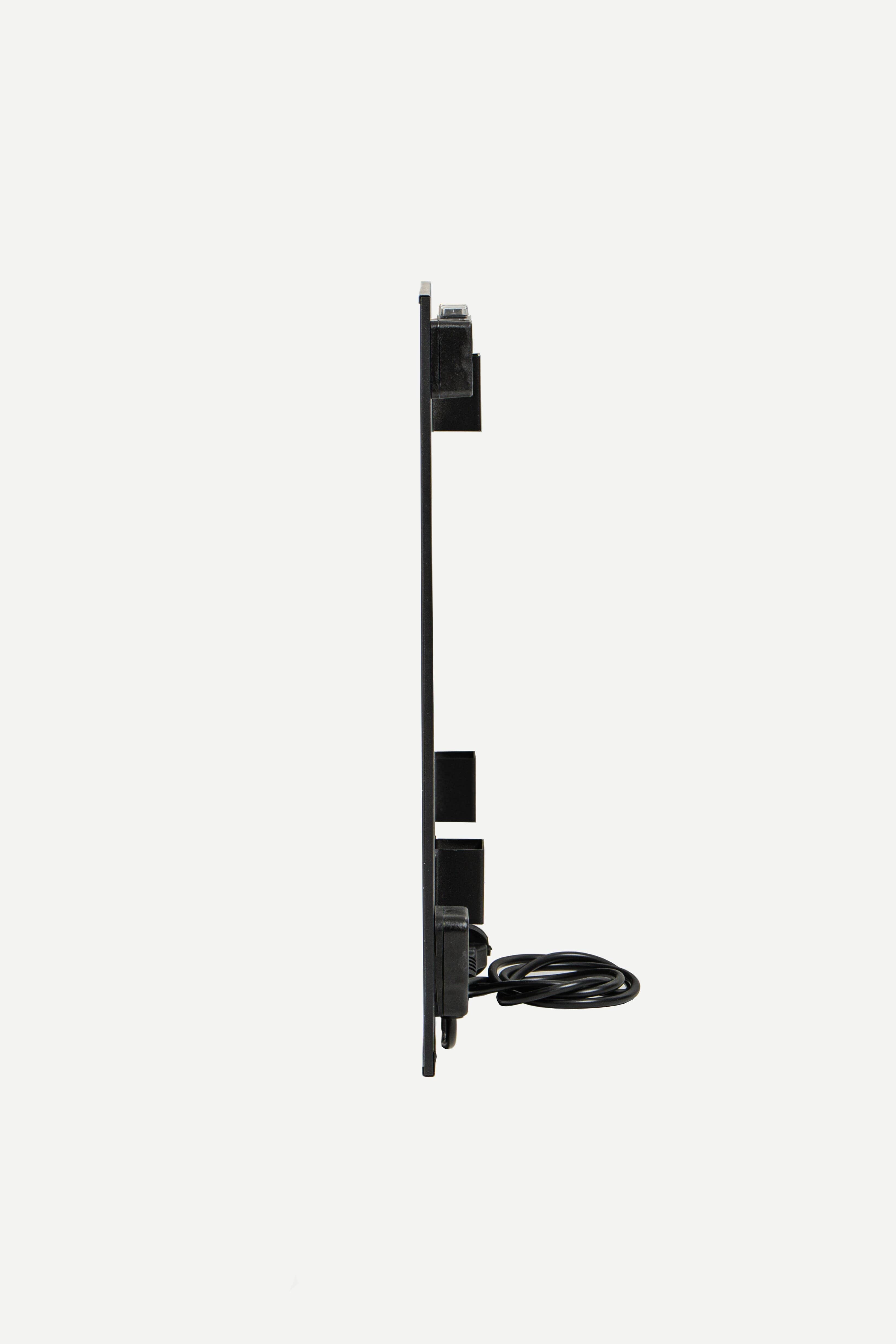 Glassar 600 ЭРГН 0,6 чёрный настенный